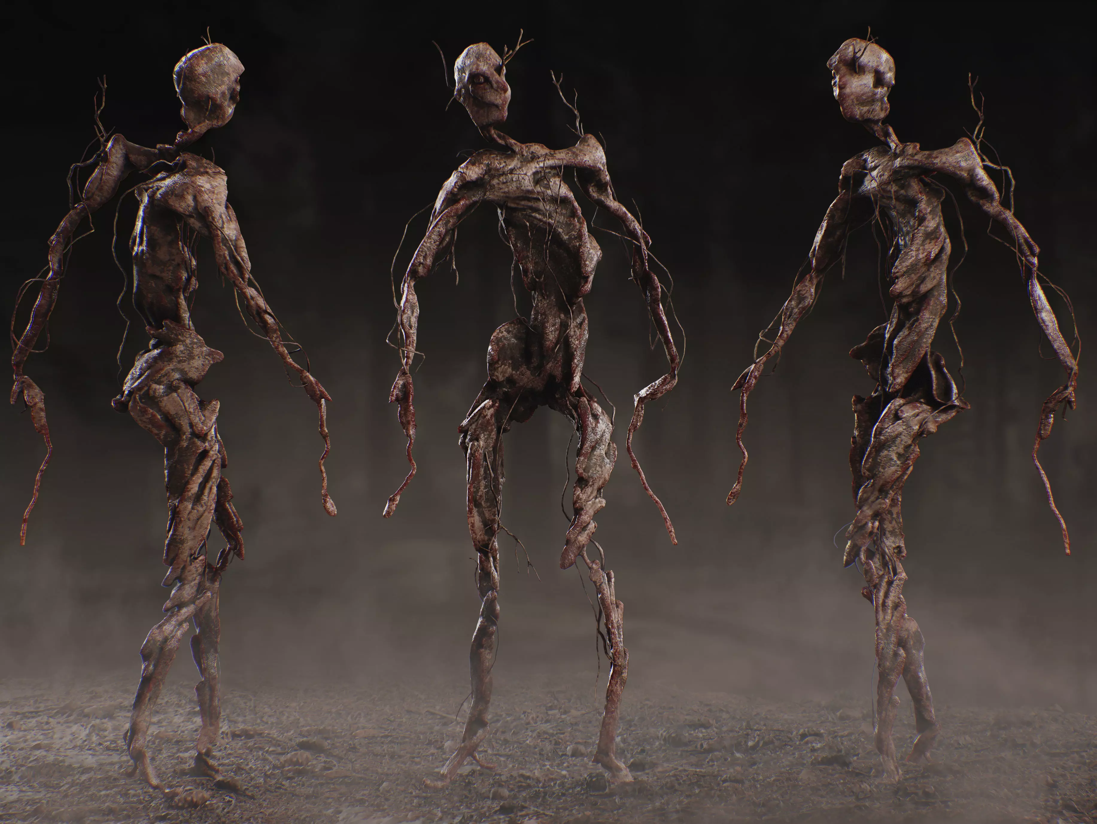 Horror Substance Low-poly 3D model_0