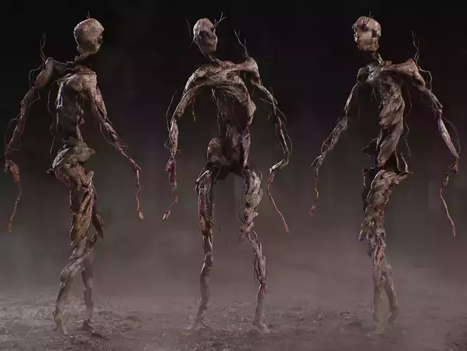 Horror Substance Low-poly 3D model