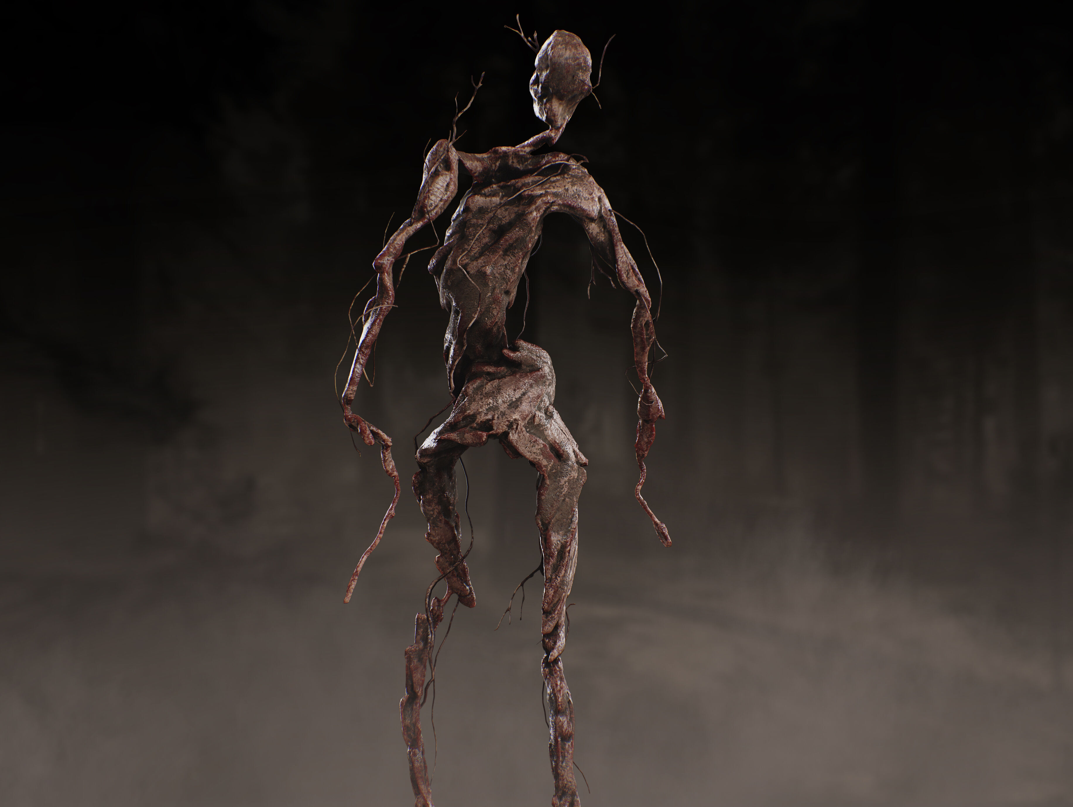 Horror Substance Low-poly 3D model_5