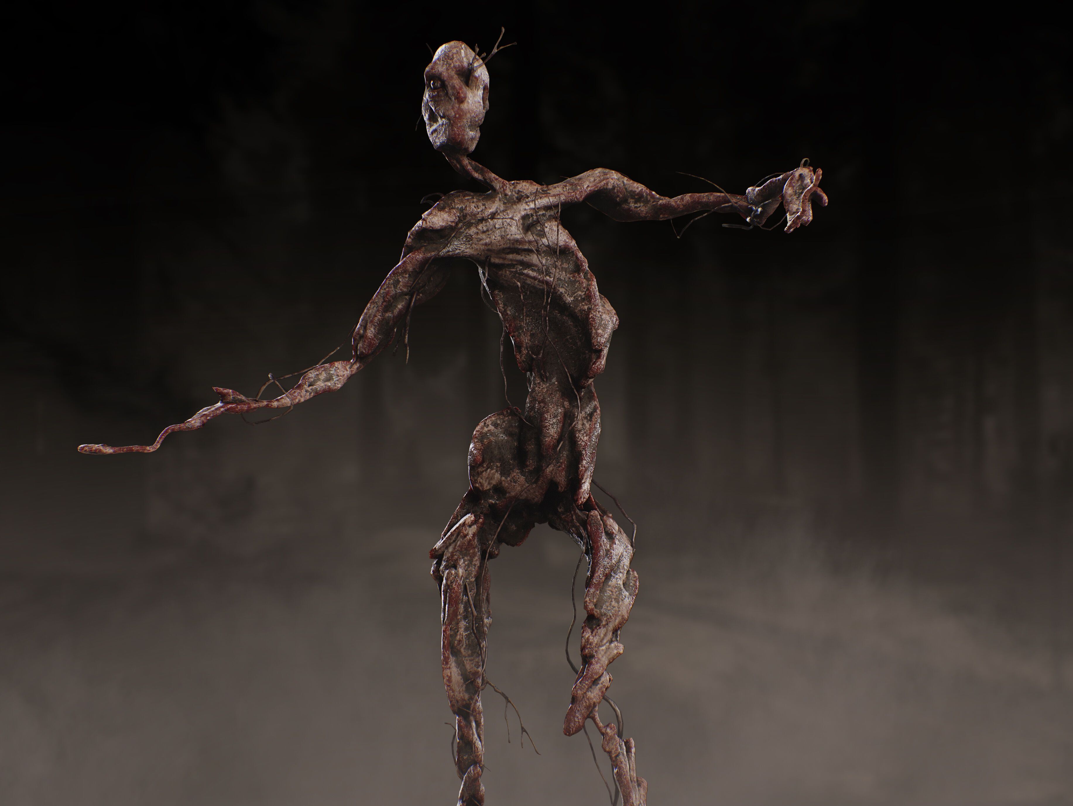 Horror Substance Low-poly 3D model_7