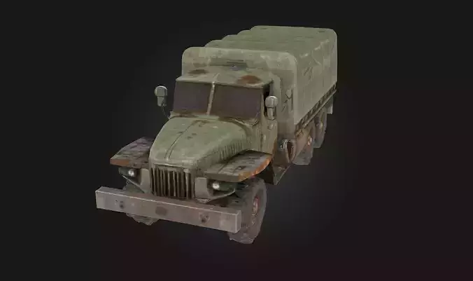 Military Cargo Truck  Rugged Transport for Tactical Operations