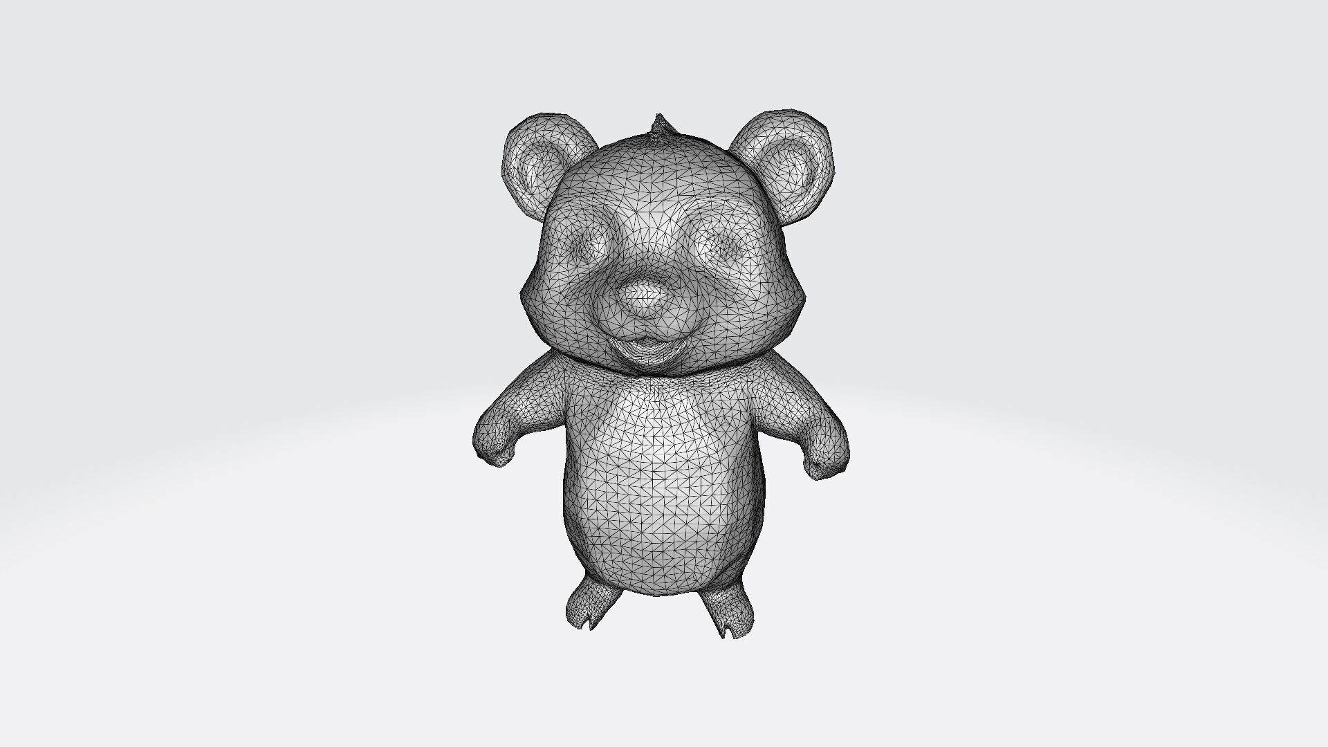 3d Render Giant Panda Bear 3D model_8