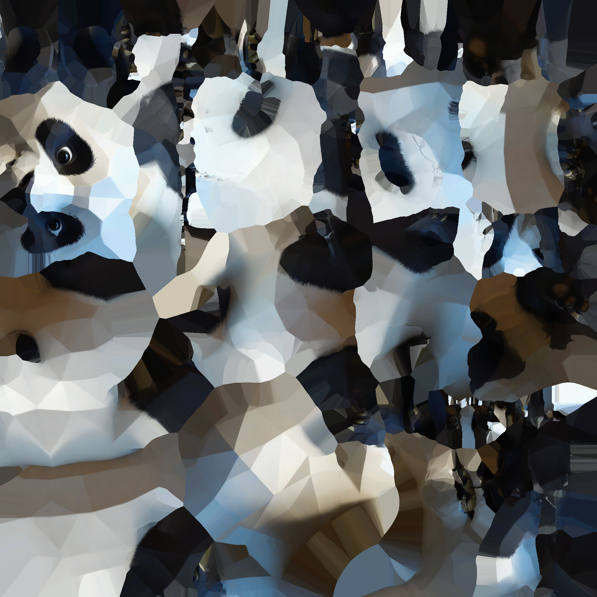 3d Render Giant Panda Bear 3D model_9