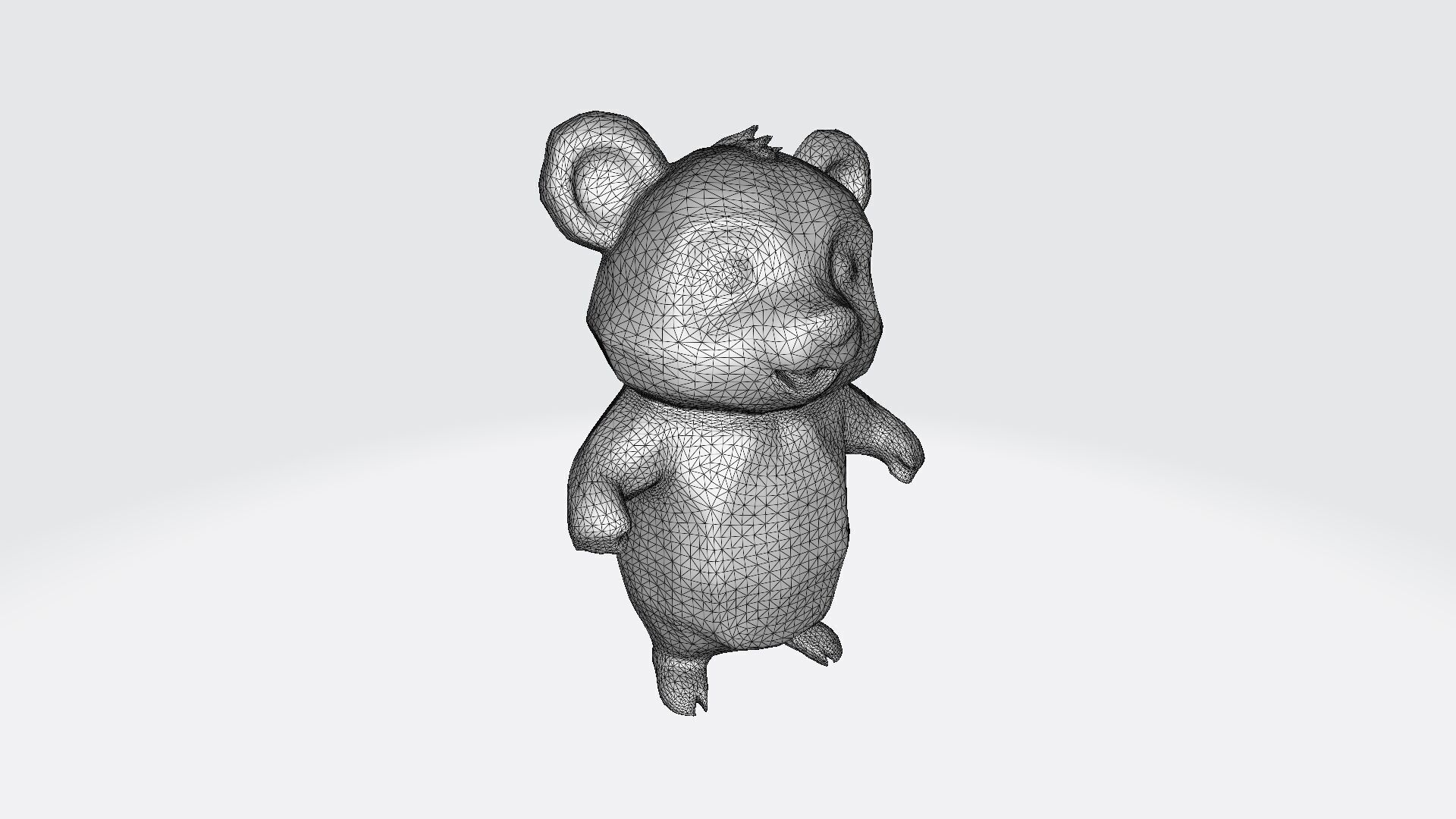 3d Render Giant Panda Bear 3D model_7