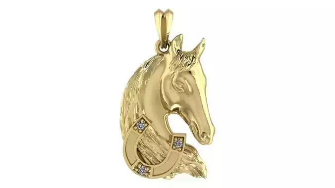 Horse Pendant 04