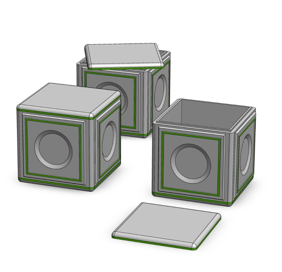 Custom Star Wars Clone Wars Crates 3D print model_1