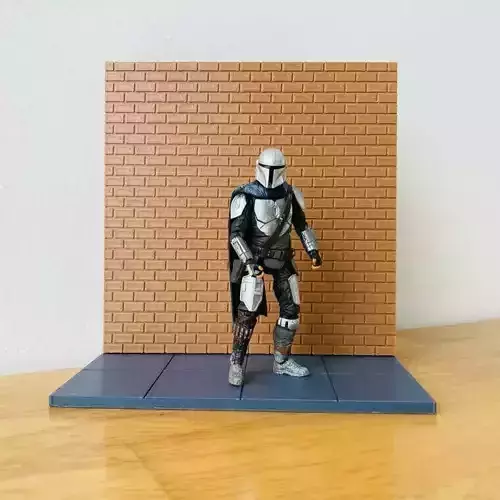 CUSTOM BRICK WALL AND SIDE WALK 3D print model