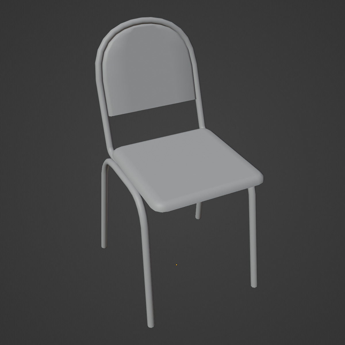 Office Chair 03 Low-poly 3D model_9