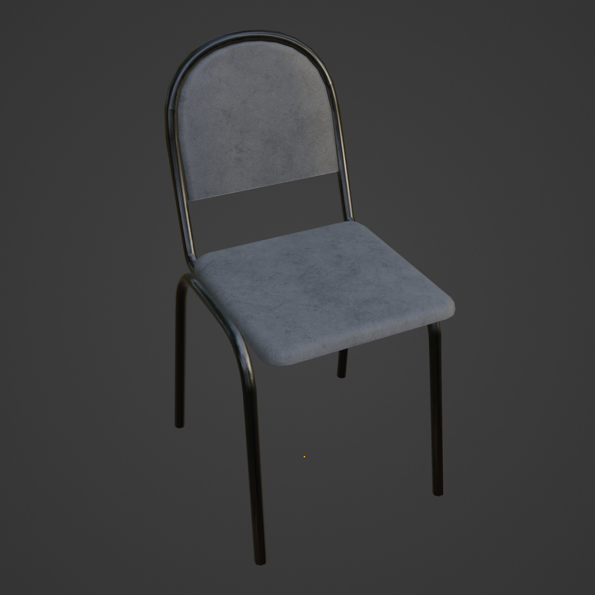 Office Chair 03 Low-poly 3D model_6