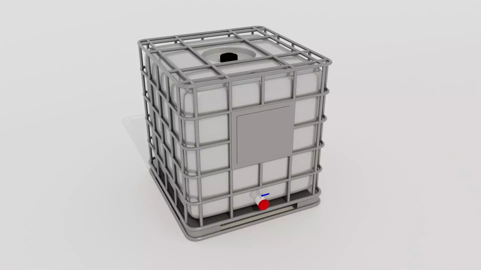 Water Container 3D print model_0