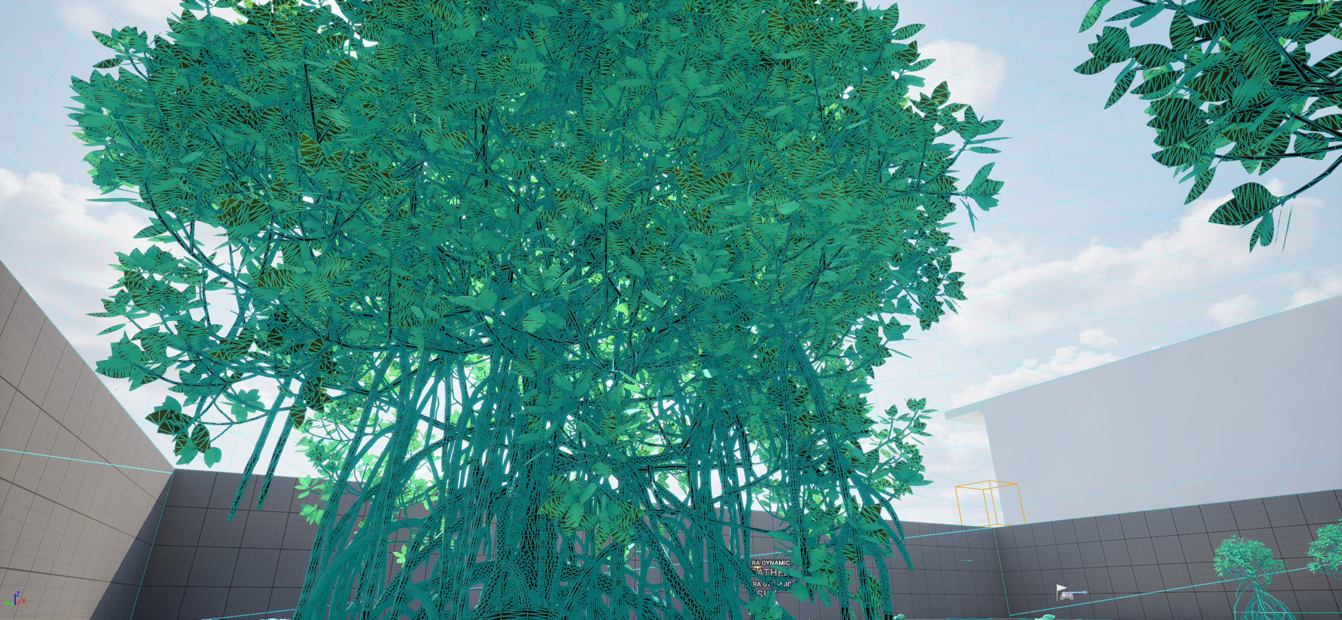 Full Geometry Mangrove Trees for Nanite Low-poly 3D model_6