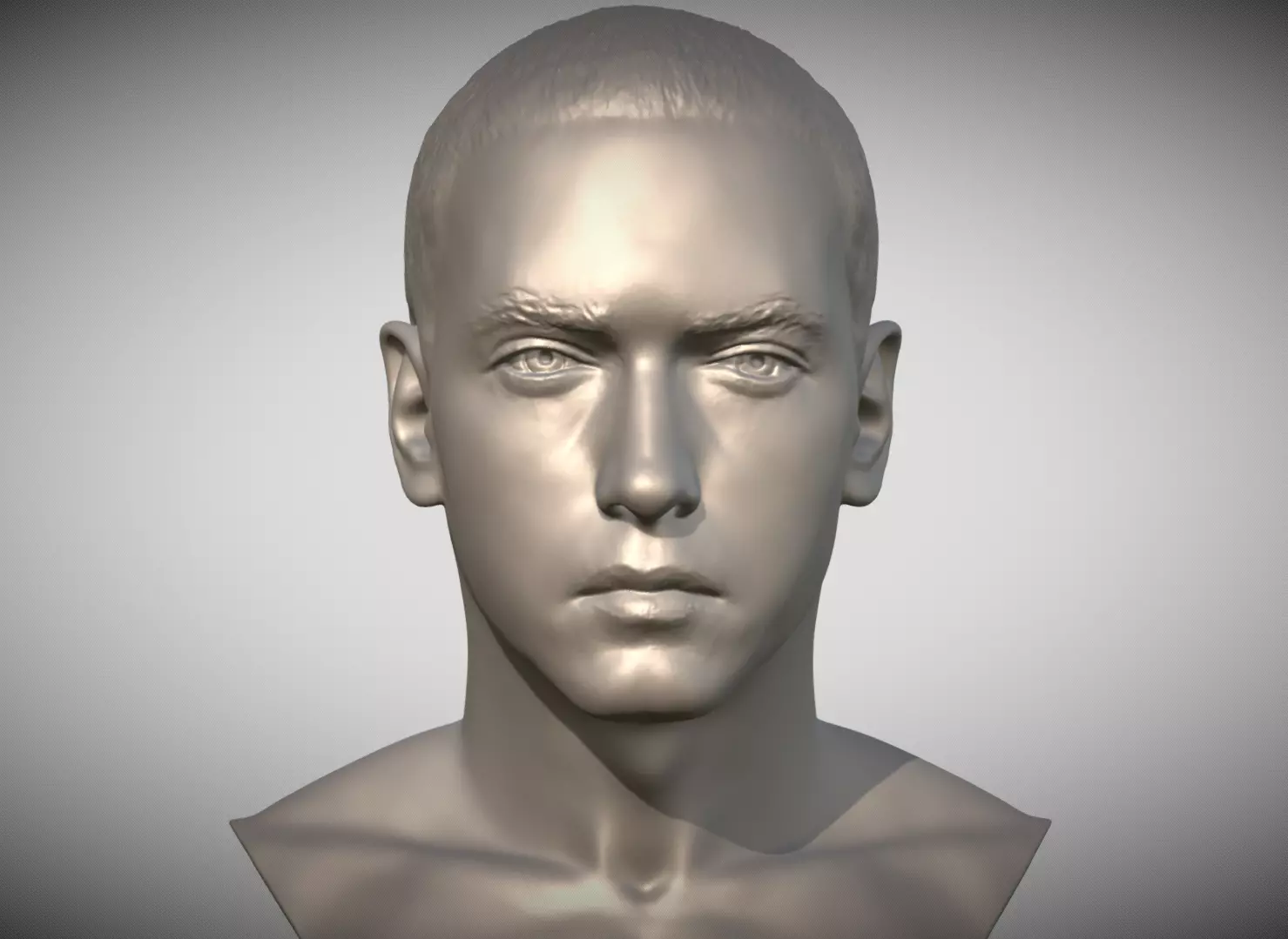 Eminem bust 3D print model_0