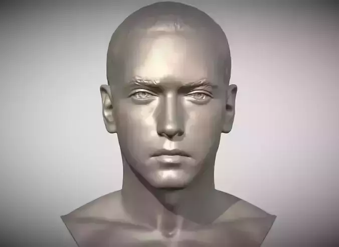 Eminem bust 3D print model