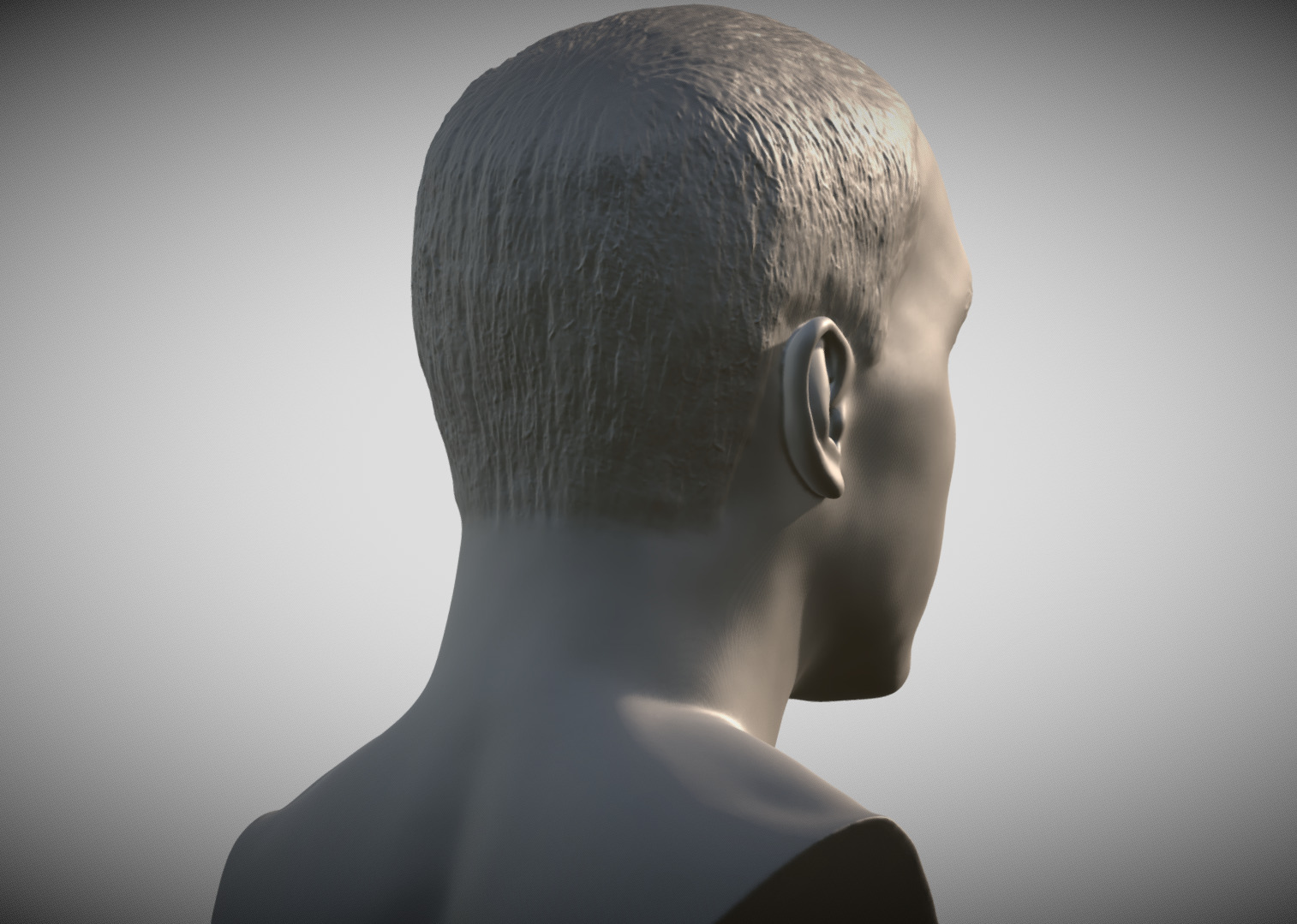 Eminem bust 3D print model_6