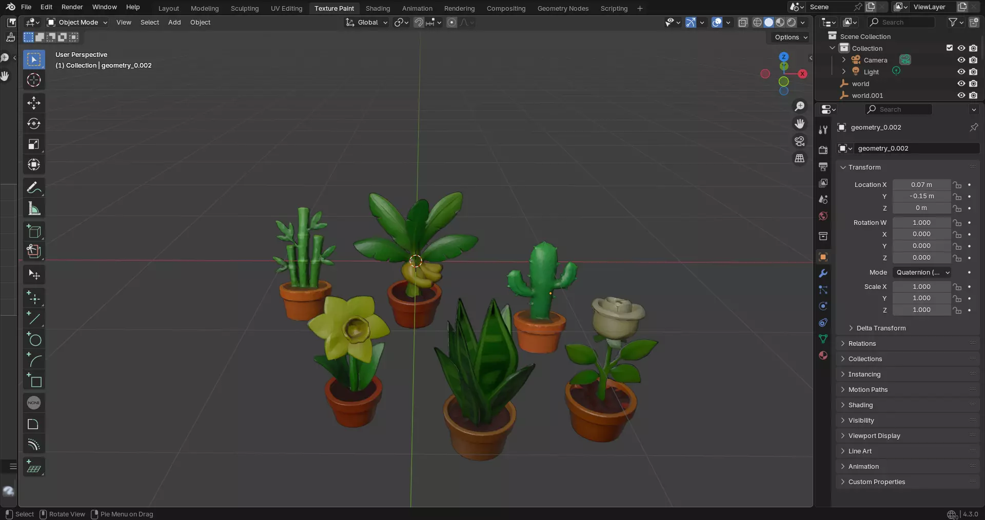 3D Model Plants Bundle 3D print model_0
