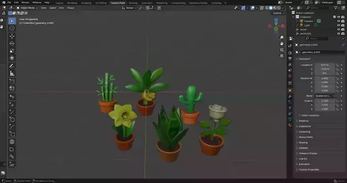 3D Model Plants Bundle 3D print model