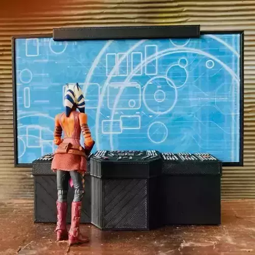 Sci-Fi Tactical Screen Computer 3D print model