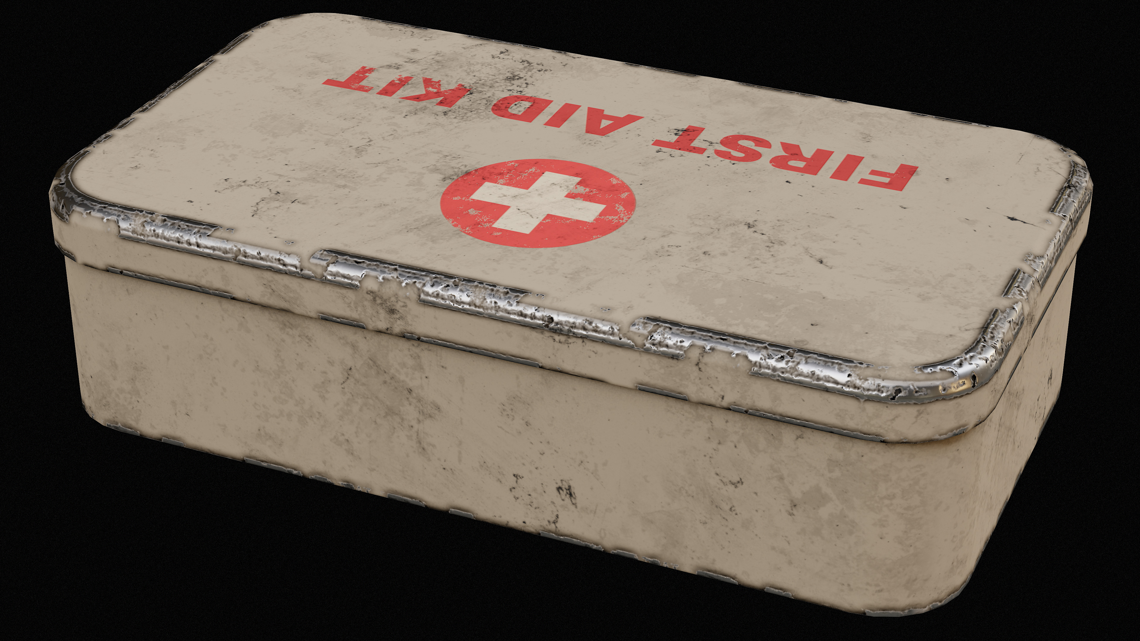 Med Kit  Game Ready Low-poly 3D model_7