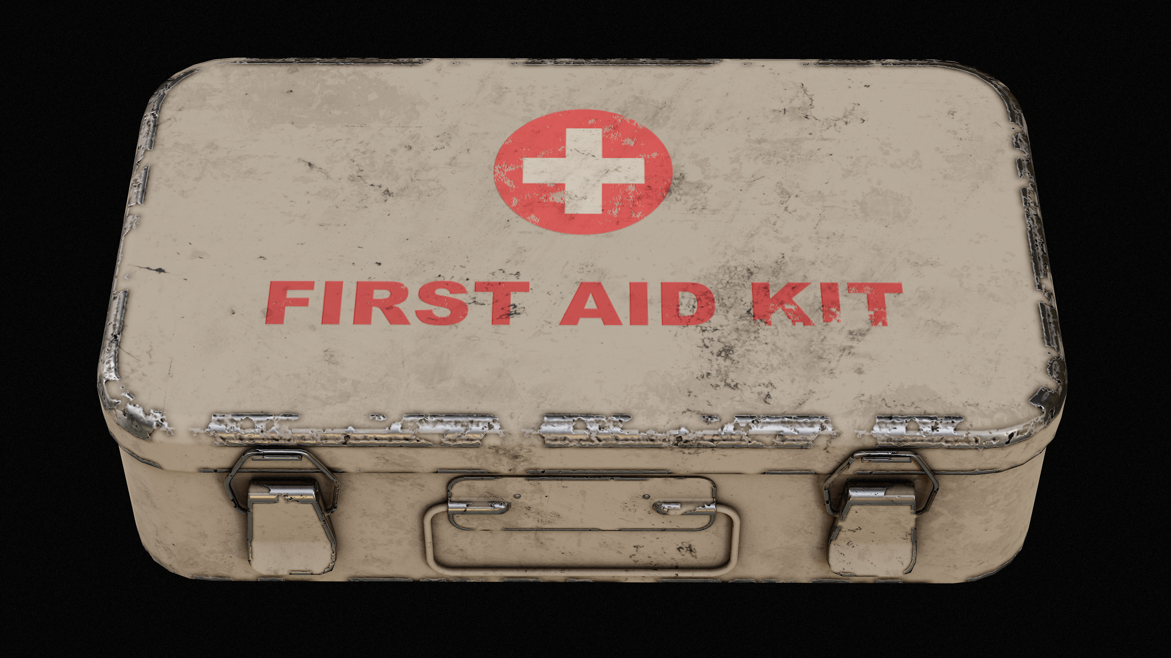 Med Kit  Game Ready Low-poly 3D model_3