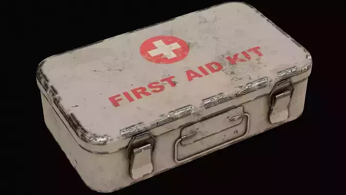 Med Kit  Game Ready Low-poly 3D model