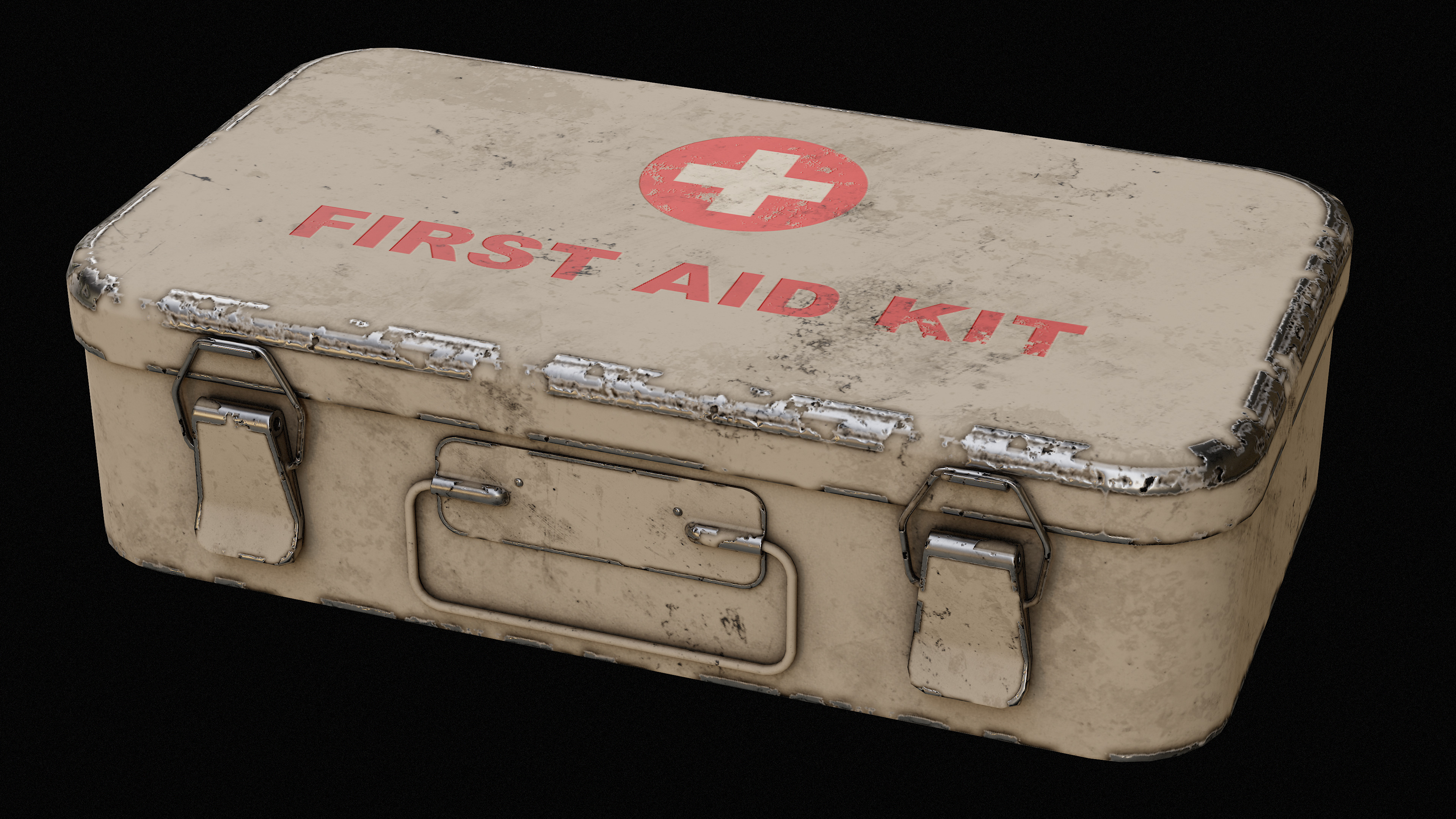 Med Kit  Game Ready Low-poly 3D model_5