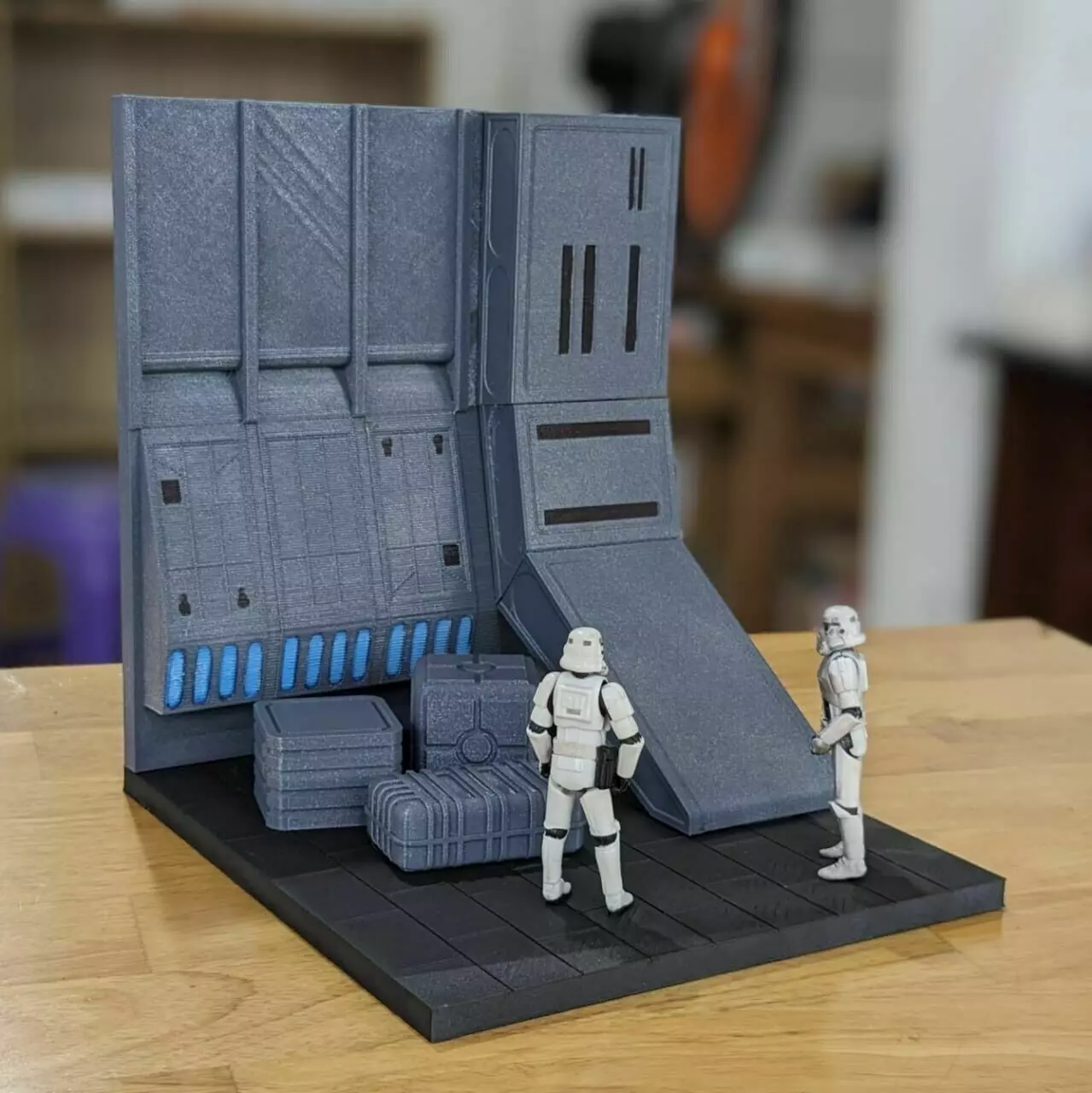Star Destroyer Hanger Diorama 3D model 3D printable | CGTrader