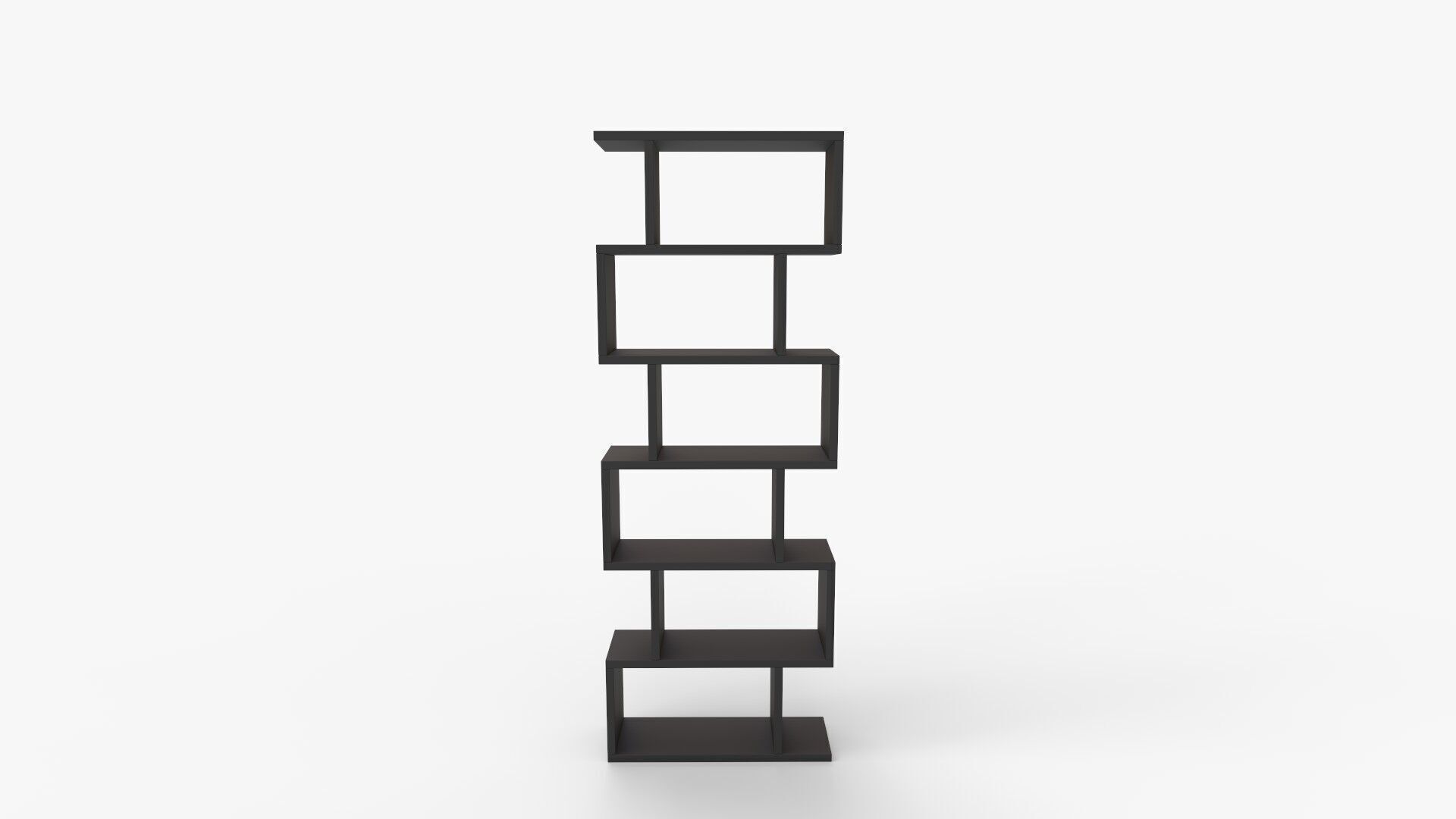 Hermoth Geometric Bookcase 3D model_3