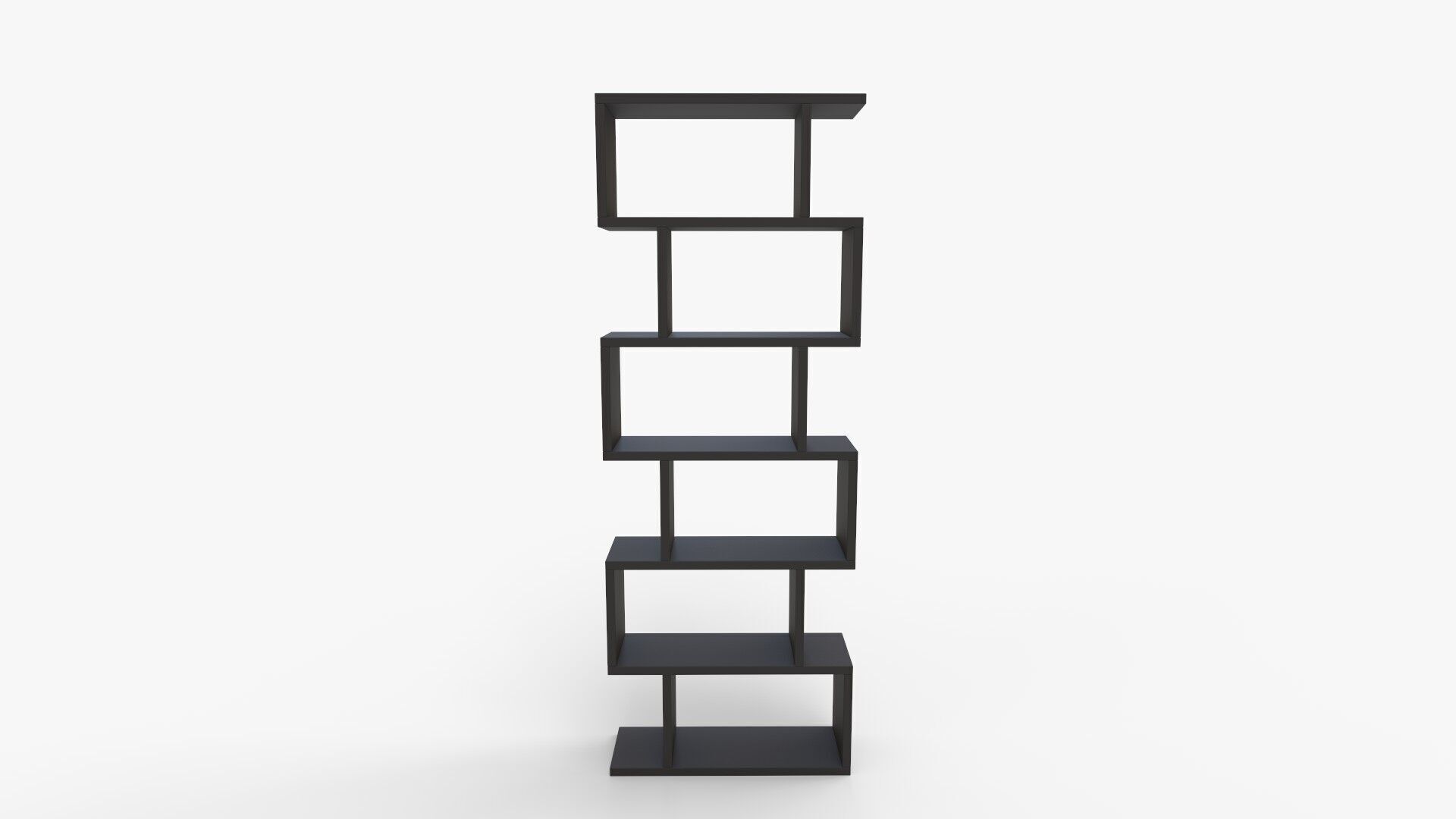 Hermoth Geometric Bookcase 3D model_7