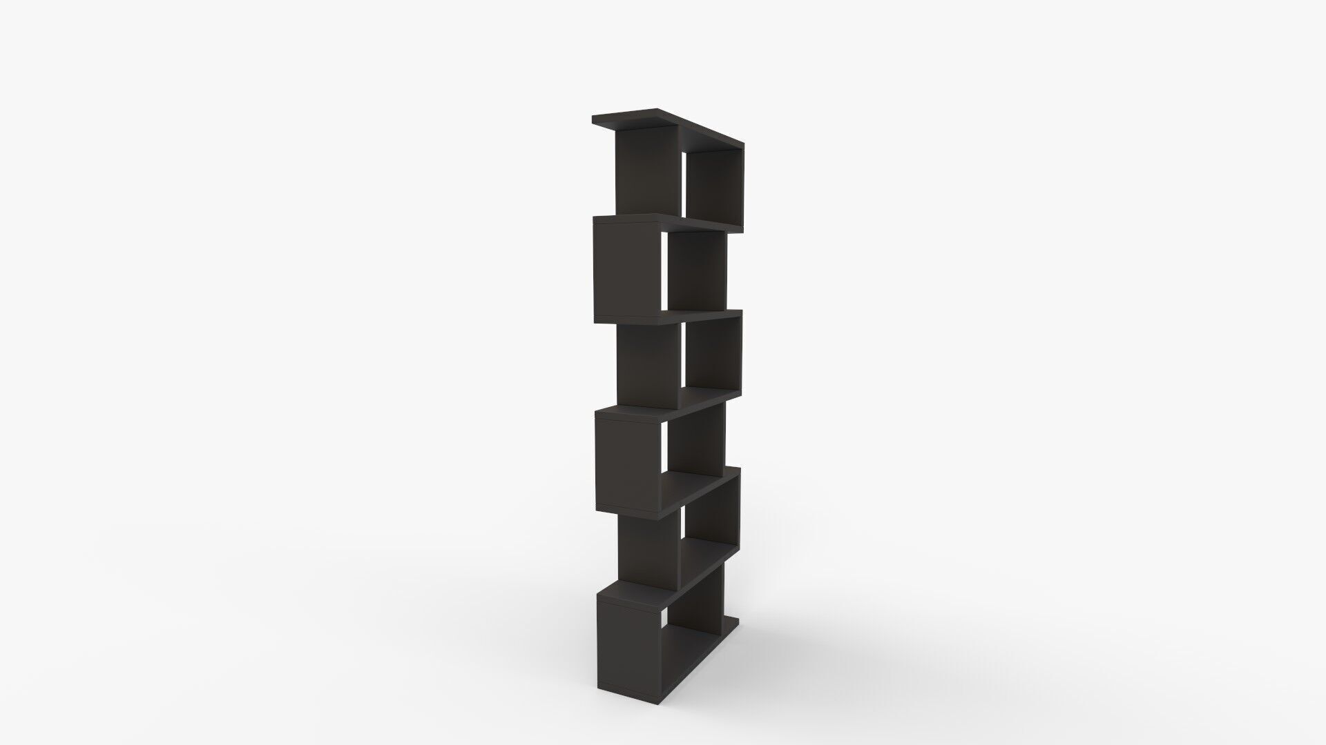 Hermoth Geometric Bookcase 3D model_2