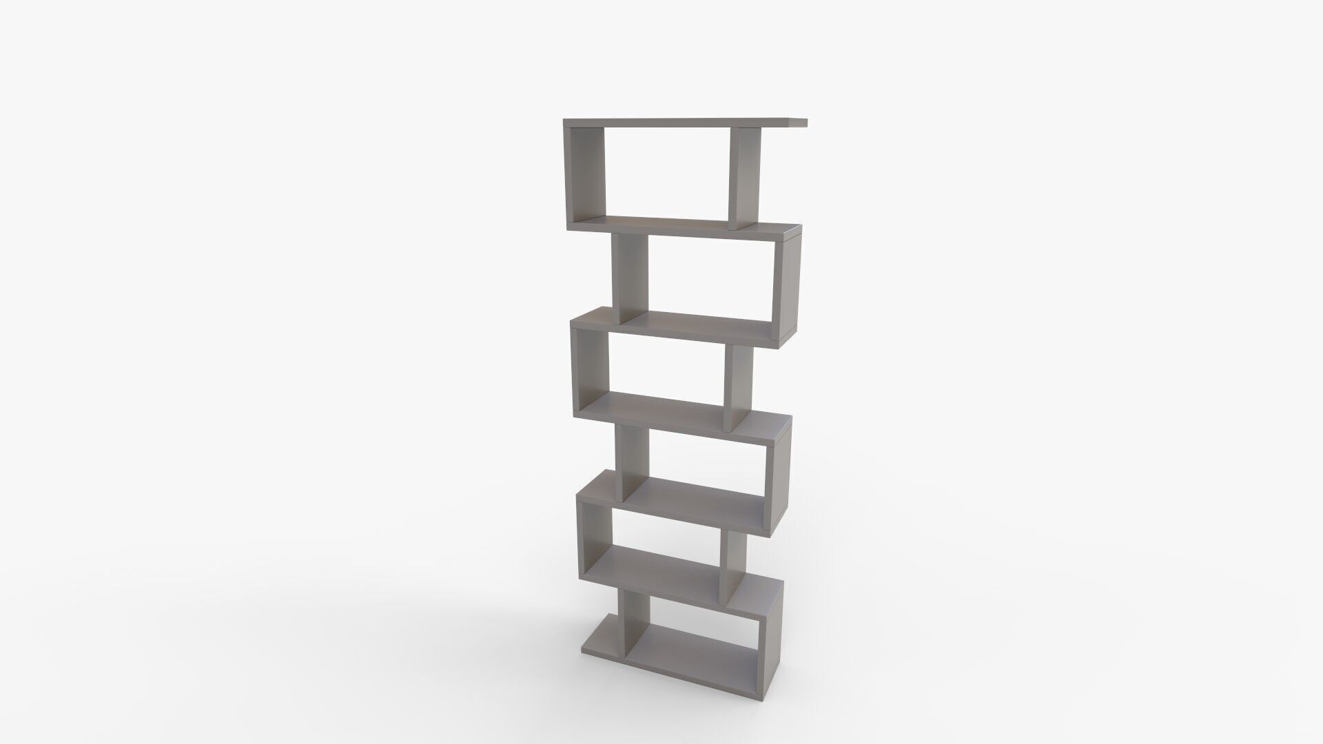 Hermoth Geometric Bookcase 3D model_10