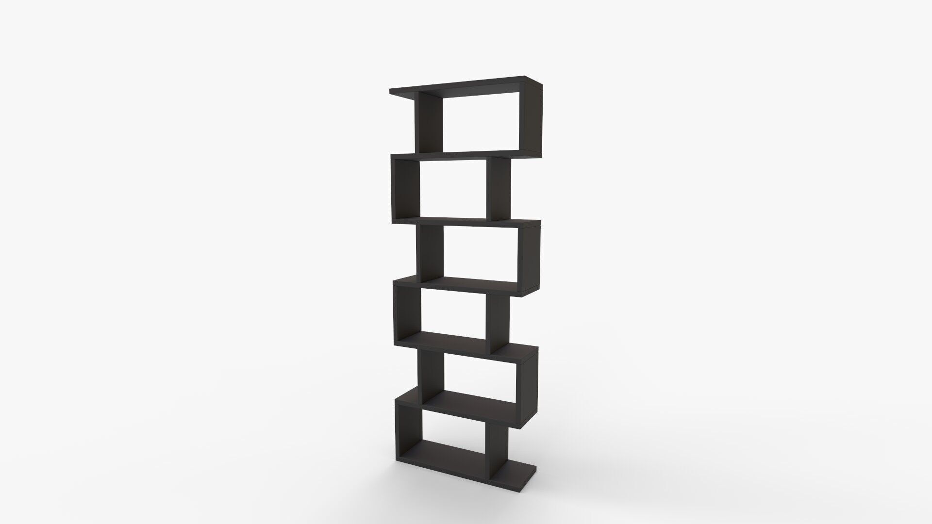 Hermoth Geometric Bookcase 3D model_4