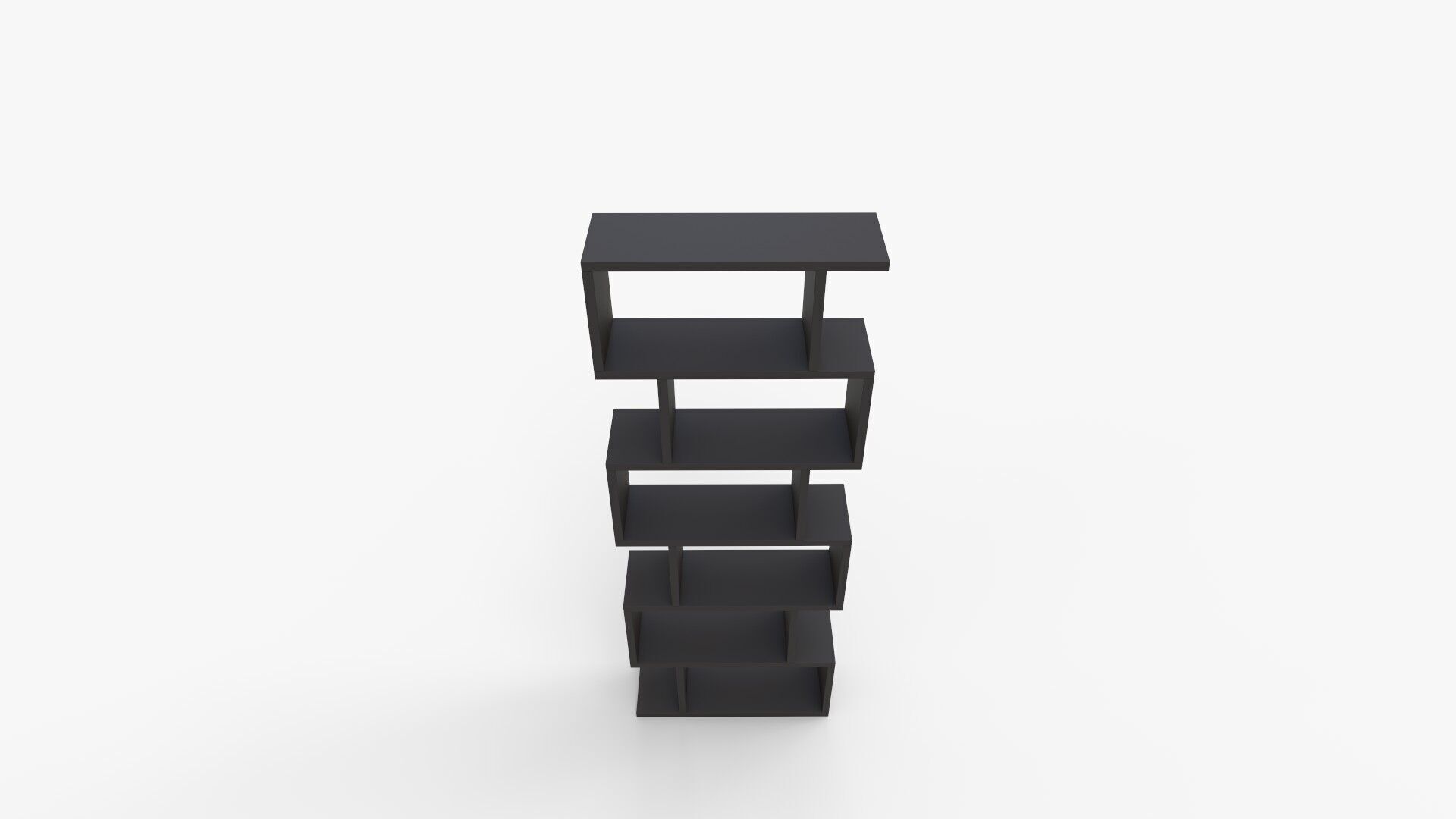 Hermoth Geometric Bookcase 3D model_8