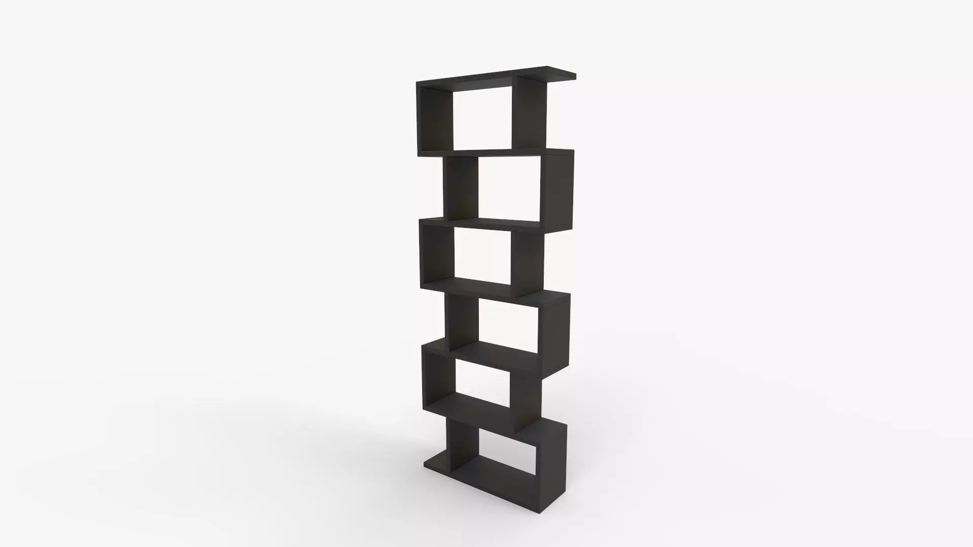 Hermoth Geometric Bookcase 3D model_0