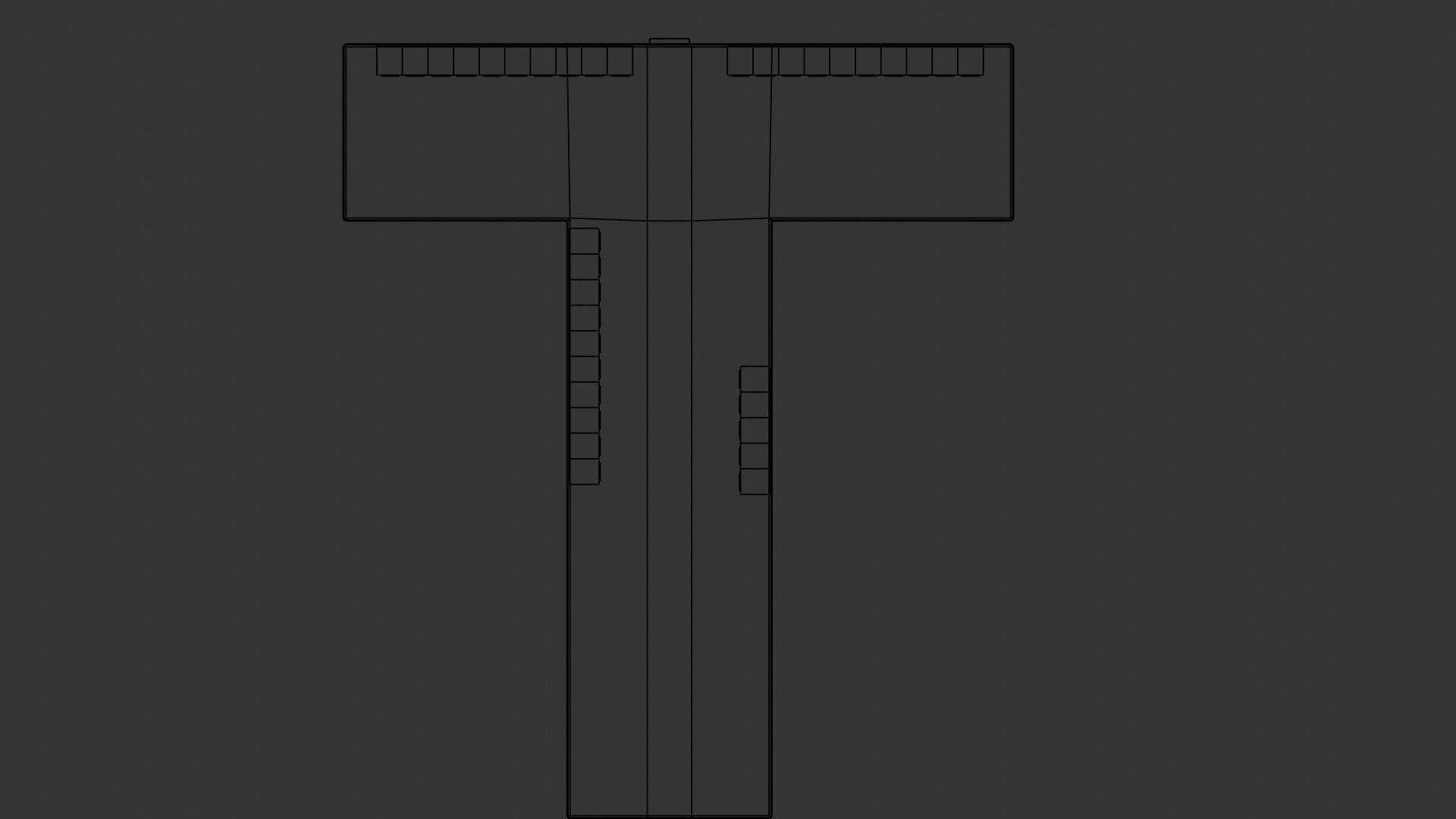 Simple 3D SET - Corridor Free 3D model_1