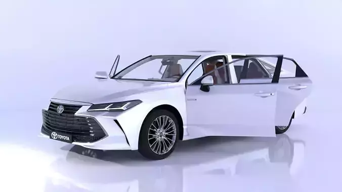 Toyota Avalon High-Detail 3D Model with Fully Detailed Interior 3D model