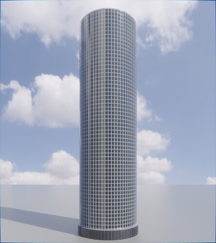 Parametric Building 1b9 3D model 2