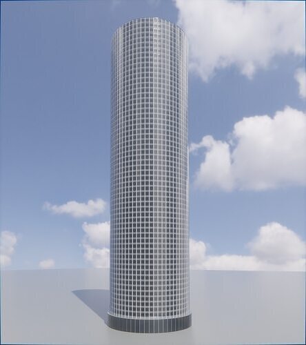 Parametric Building 1b9 3D model 4