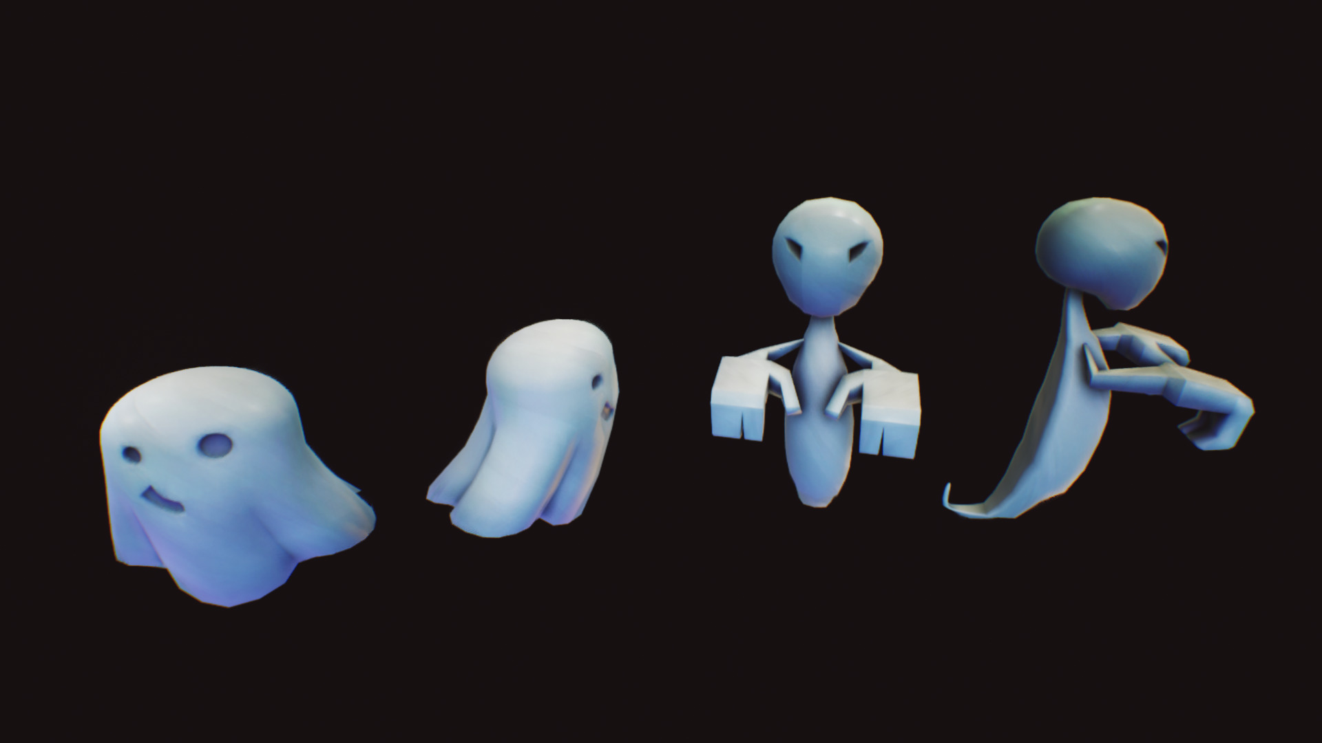 Stylized  Halloween  Pack 01 Low-poly 3D model_13