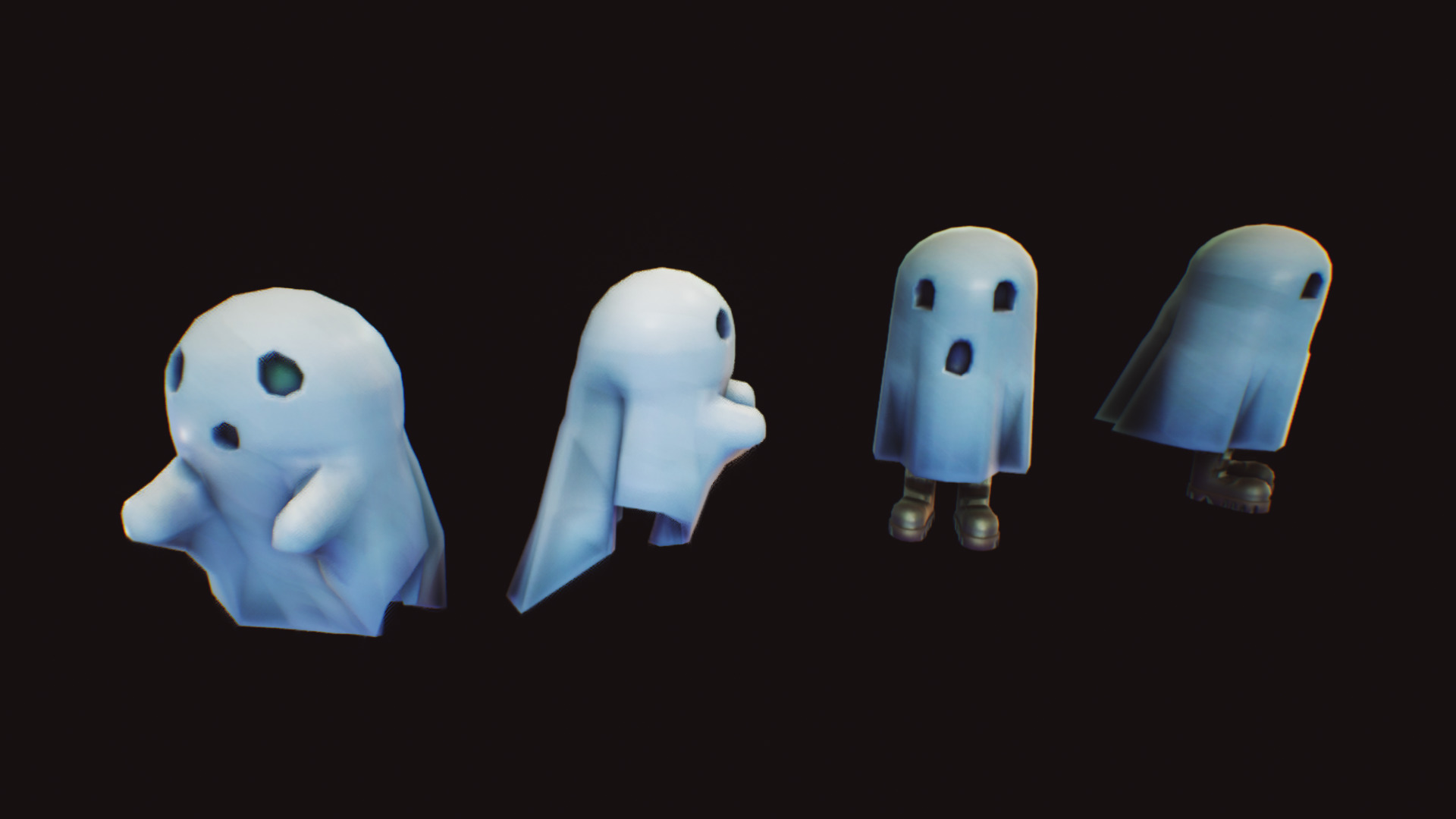 Stylized  Halloween  Pack 01 Low-poly 3D model_14