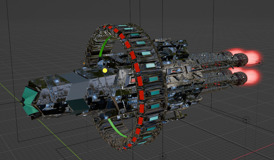 Oblivion Spire Low-poly 3D model_5