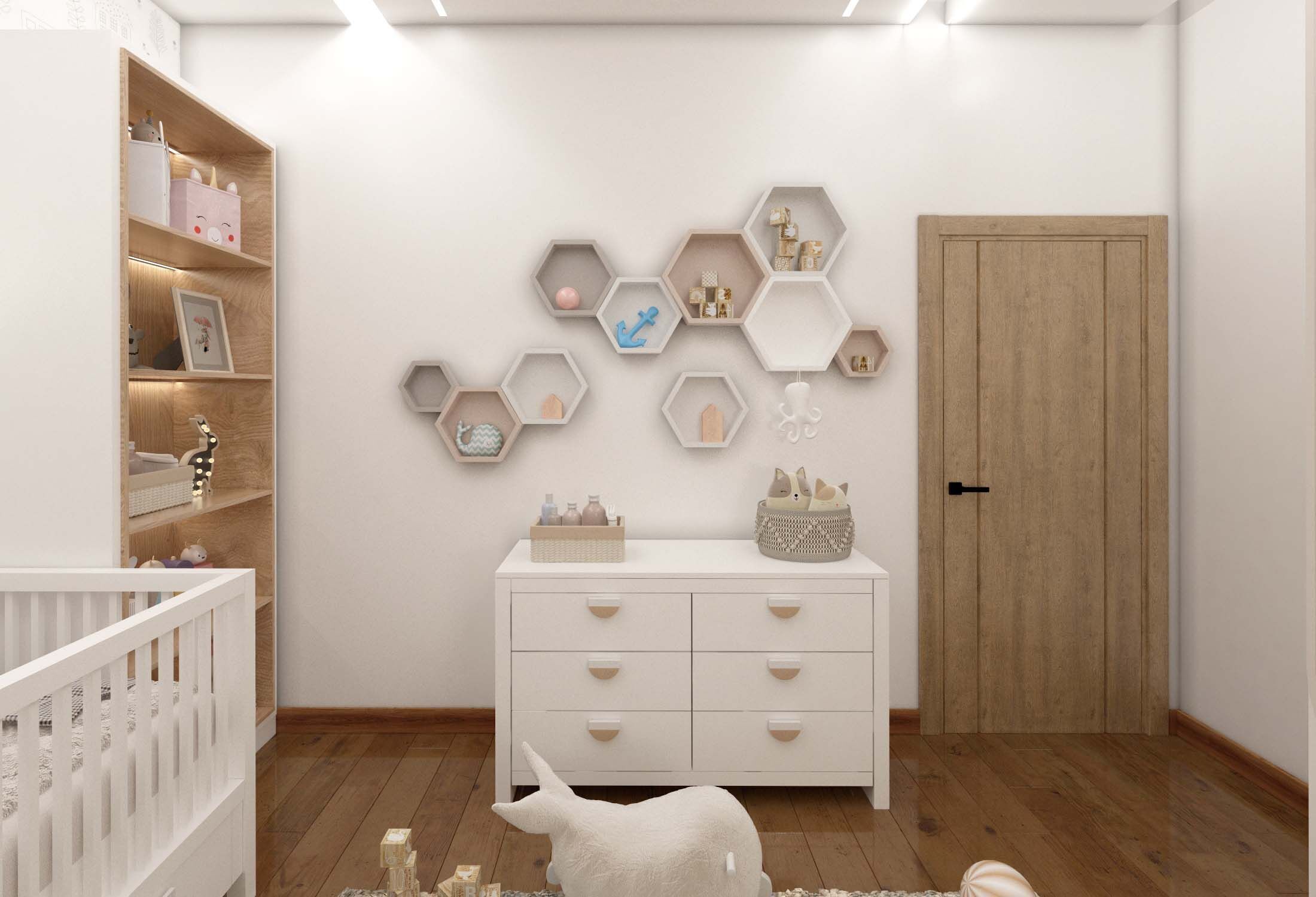 kid bedroom 3d model Low-poly 3D model_3