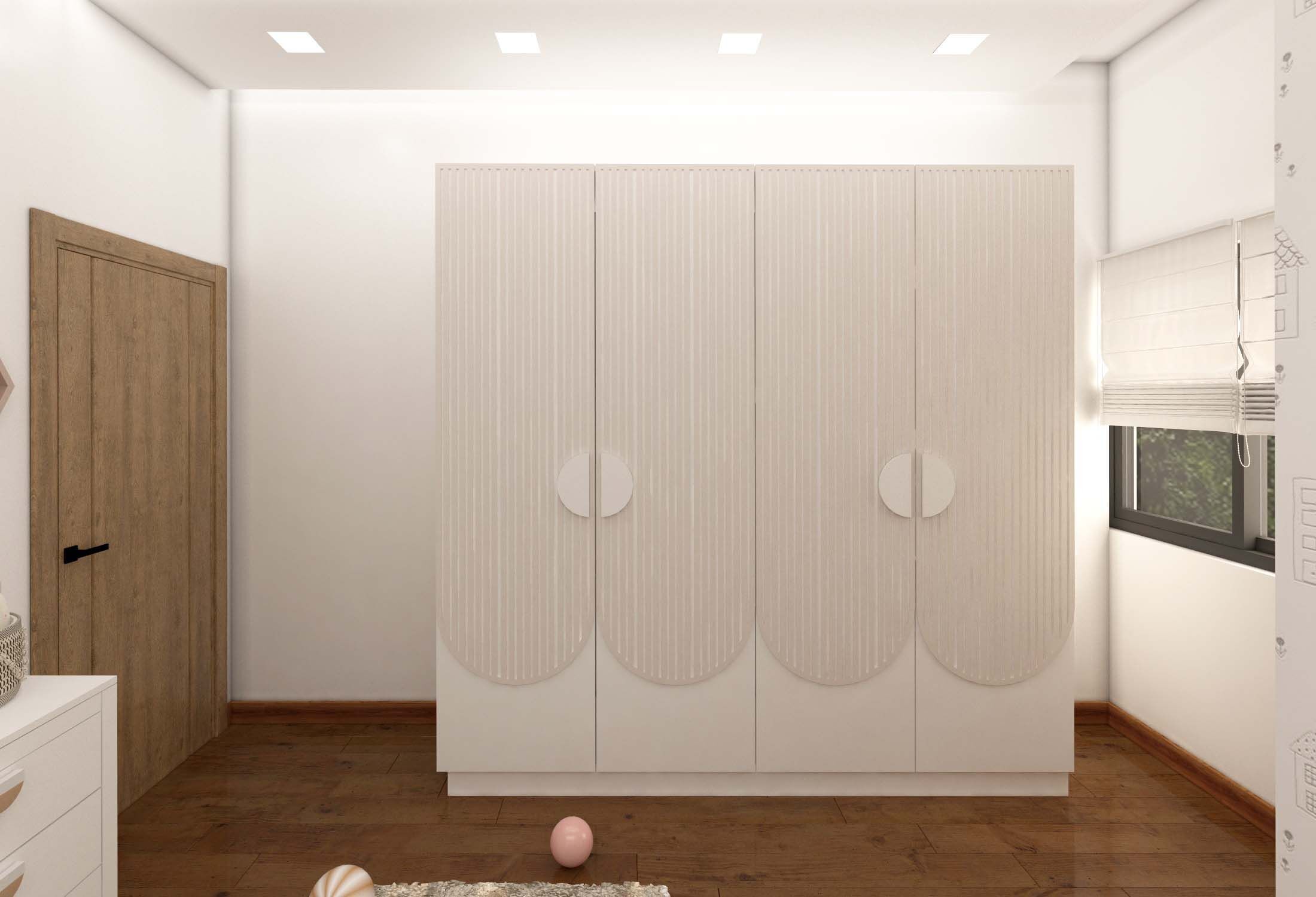 kid bedroom 3d model Low-poly 3D model_4