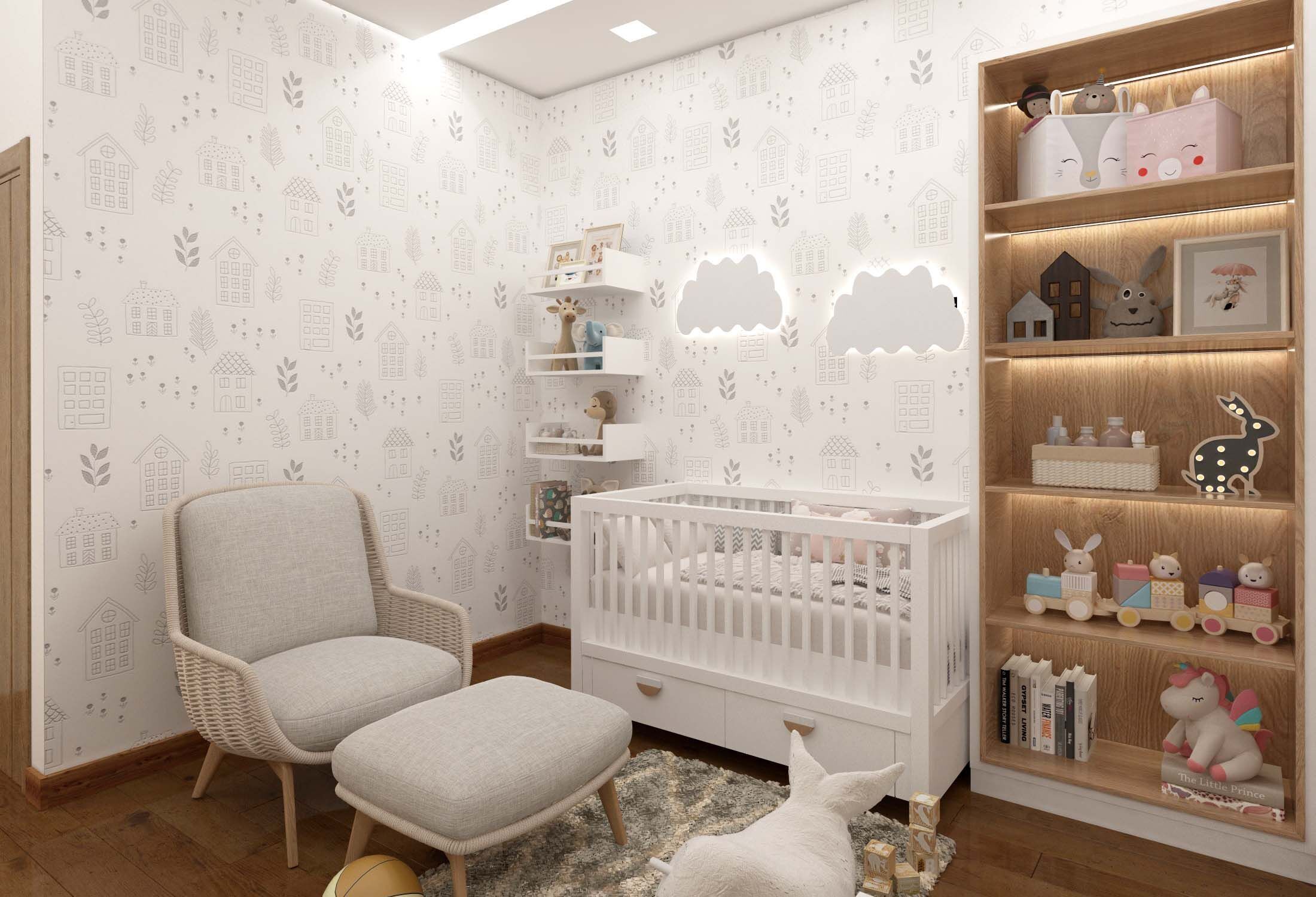 kid bedroom 3d model Low-poly 3D model_1