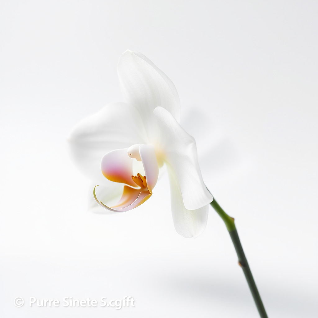 Elegant Orchid Flower D Model Pack Low-poly 3D model_4