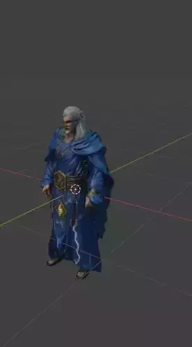 fantasy magician lightning