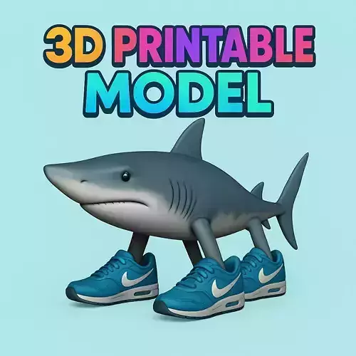 Tralalero Tralala Brain Rot 3D print model