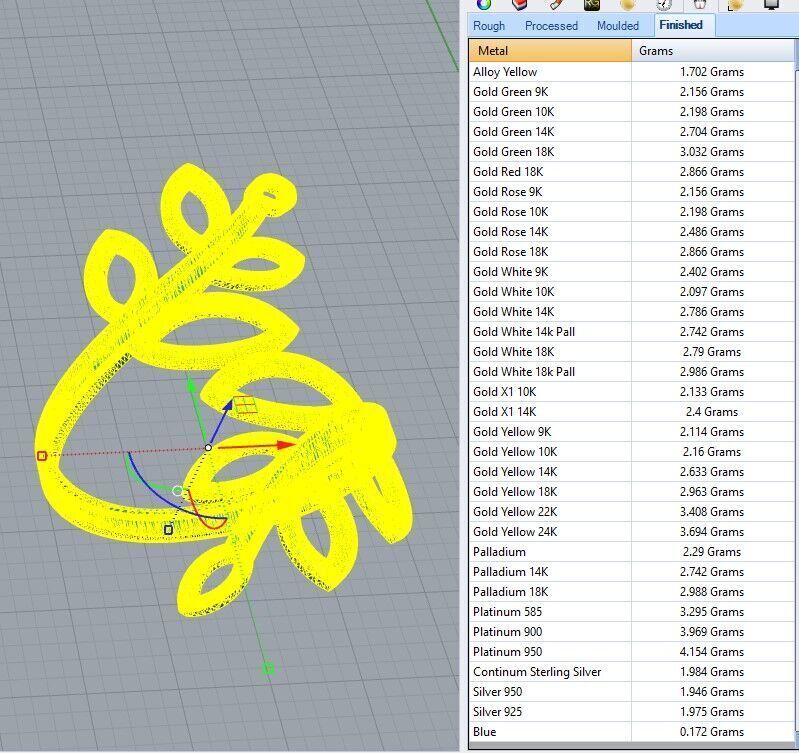 Olive leaf ring 3D print model_4