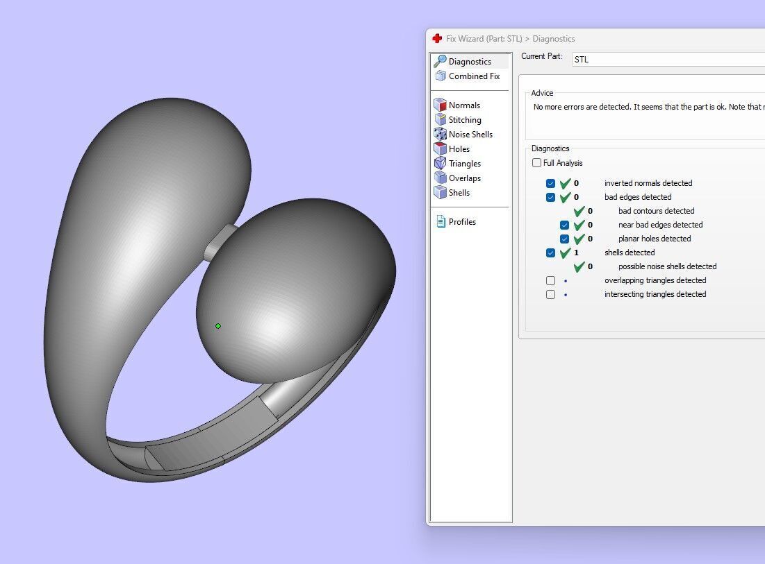 Drop ring 3D print model_1