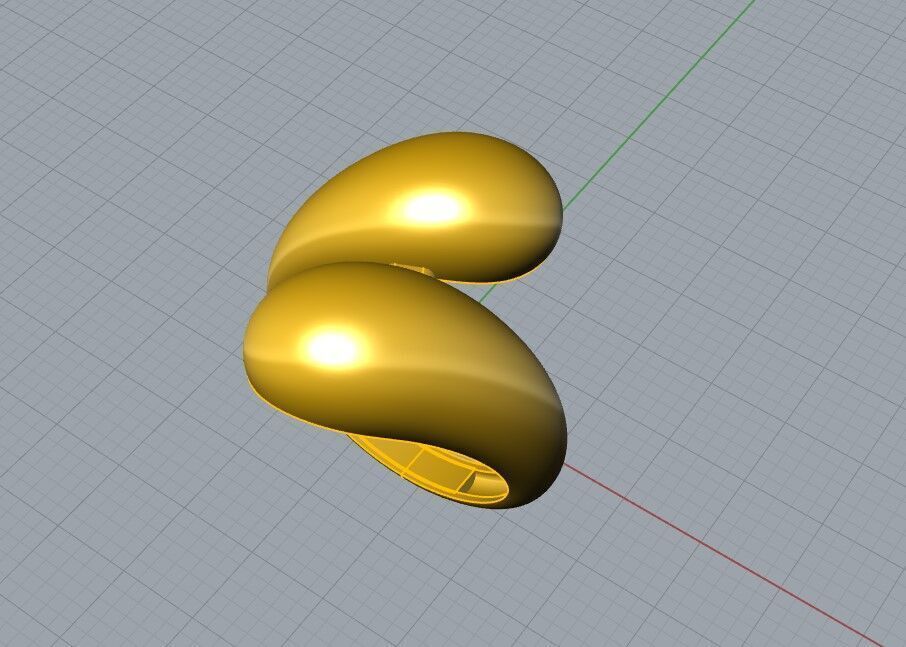 Drop ring 3D print model_3