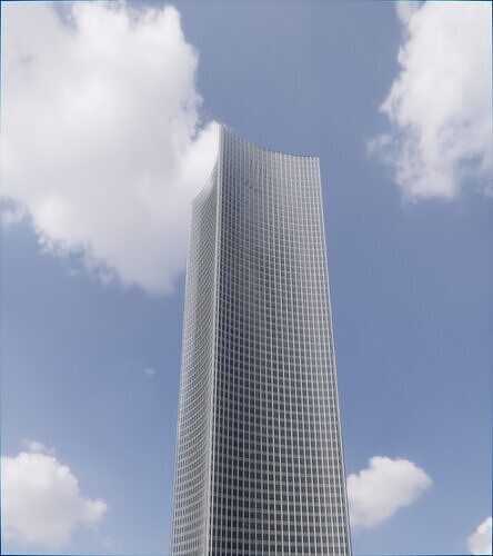 Parametric Building 1c9 3D model 7